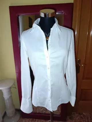 Camisa MANGO suit Blanco  Ed. Limitada Talla M