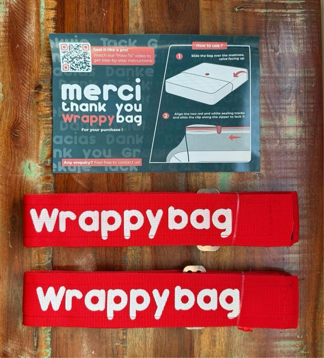 Bolsa vacío colchón Para Mudanzas 160x200 correas