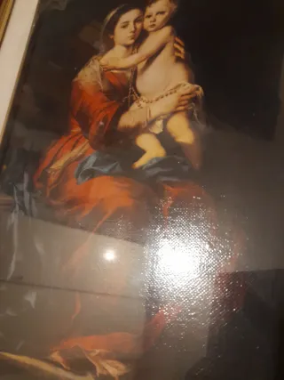 Cuadro religioso madera