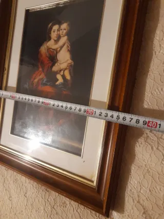 Cuadro religioso madera