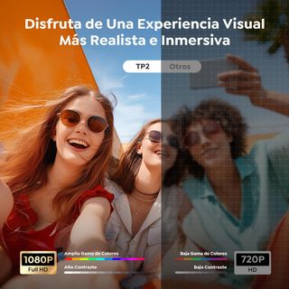 Proyector TopTro 1080p Blanco