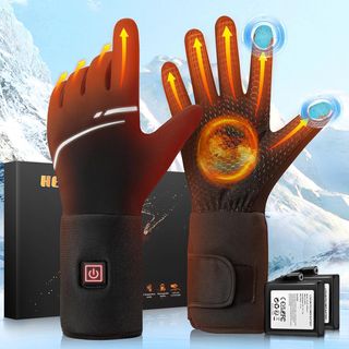 Guantes Calefactables L Unisex Negros