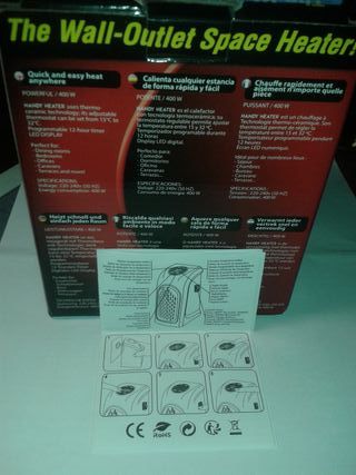 Calefactor portátil