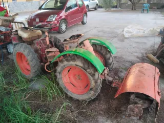 Tractor Pasquali con rotovator