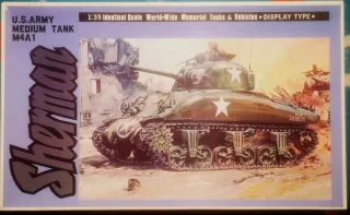 Maqueta Tanque Sherman M4A1 1:35
