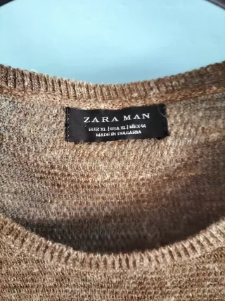 Maglia Zara Man manica corta fantasia righe XL