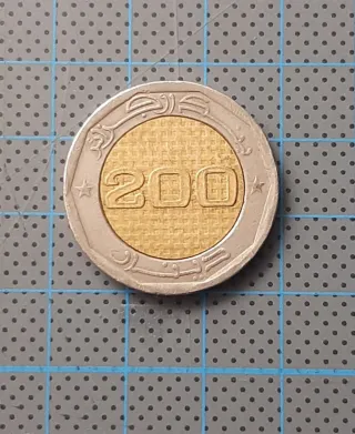 Moneta Dinari Algerini 200