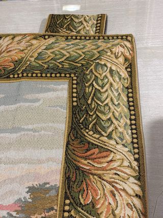 Tapiz decorativo paisaje cisnes