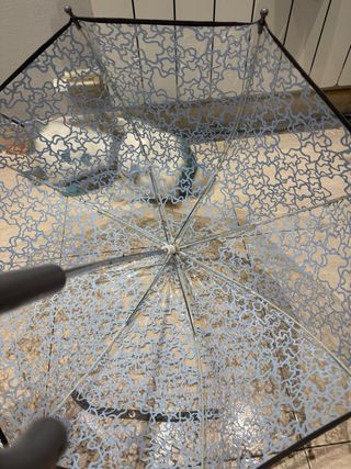 Paraguas Tous niña transparente