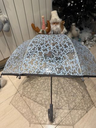 Paraguas Tous niña transparente