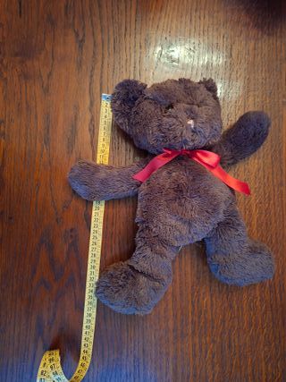 peluche orsetto marrone Lindt fiocco rosso