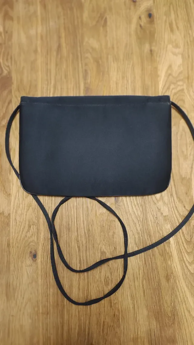 Bolso Vintage Givenchy Negro y Plateado