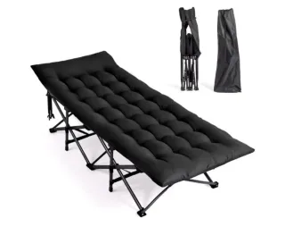 Hamaca plegable negra