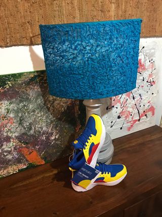 Scarpe Lidl Sneakers Tg 37 Blu Giallo