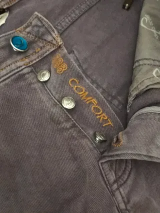 Jeans Jacob Cohen viola cotone ed elastan