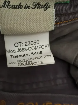 Jeans Jacob Cohen viola cotone ed elastan