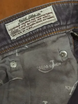 Jeans Jacob Cohen viola cotone ed elastan
