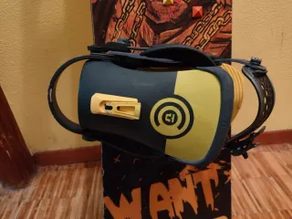 Tabla Snowboard con Fijaciones