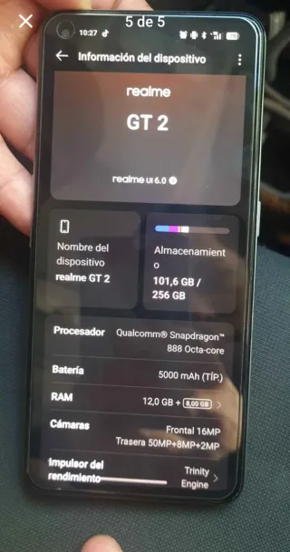 Realme GT 2 256GB 12GB RAM con caja.