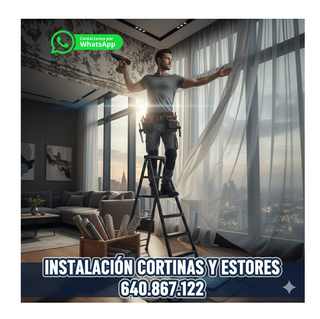 Instalacion estor y cortinas manitas a domicilio