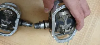 Pedales de bicicleta dobles con base