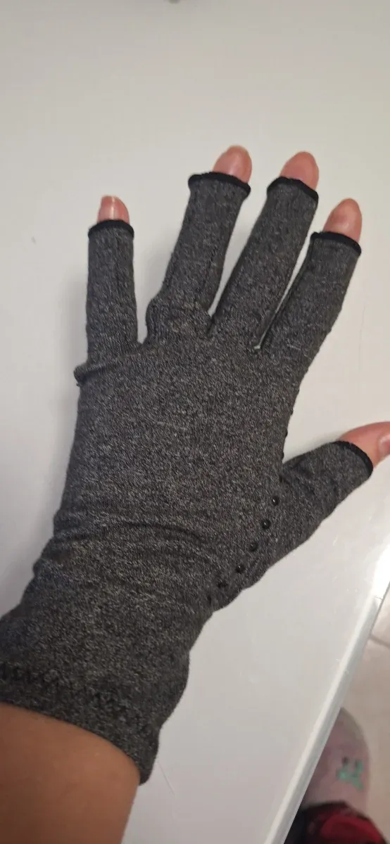 Guantes de compresión grises