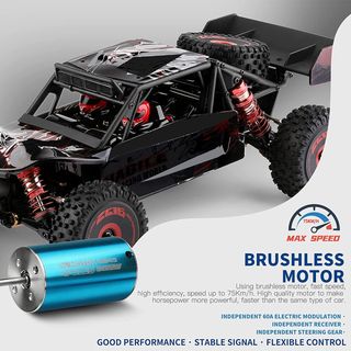 Coche RC WLtoys 124016 1/12 +75km/h.