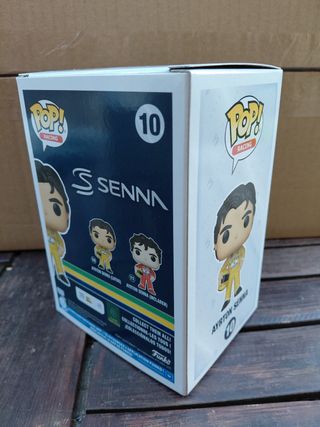 Funko Pop Ayrton Senna Lotus #10
