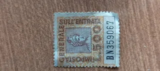 Lotti 7 Marche da Bollo Italiane