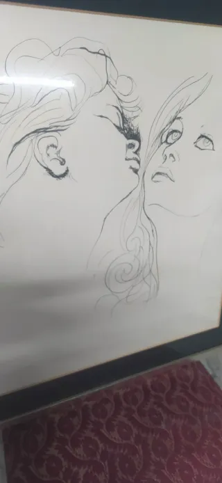 Quadro Renato Guttuso Carta