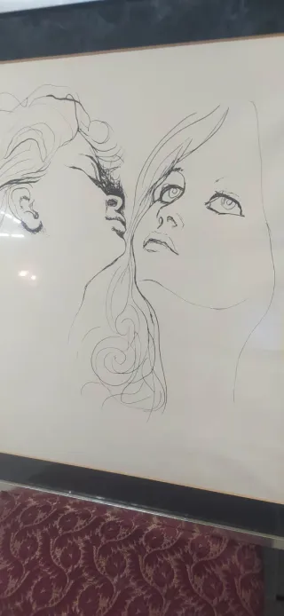 Quadro Renato Guttuso Carta