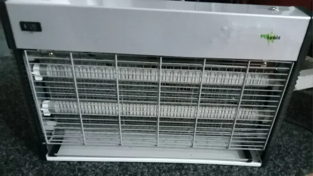 Atrapa moscas eléctrico grande