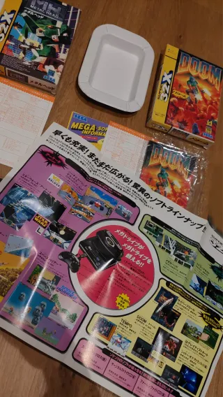 Lote 7 Cajas Sega 32X JAP Doom Golf 36  Metal Head