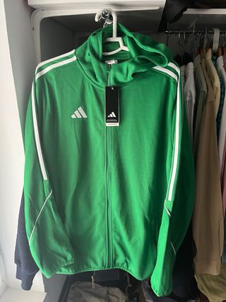 Chándal Adidas Verde con Capucha