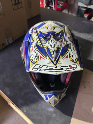 Casco Quad/Moto CR2X Hebo Azul
