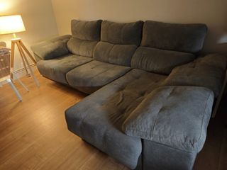 Sofá modular gris oscuro
