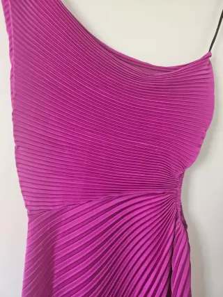 Vestido largo morado de fiesta