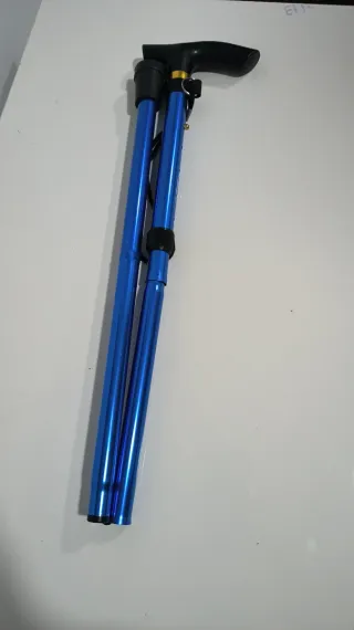 Bastón azul ajustable