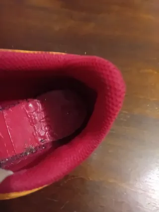 Scarpe da calcio bambino arancioni numero 36