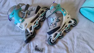 Patines Oxelo Niña + Bolsa + Protecciones