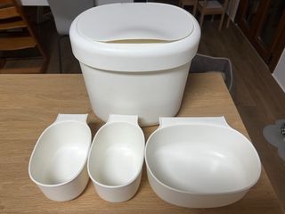 Cambiador Ikea Blanco+accesorios