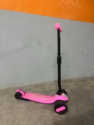 Patinete infantil rosa Sawyer