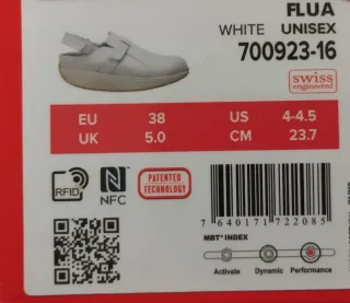 Zuecos MBT Mujer modelo Flua Fisiológicos Blancos