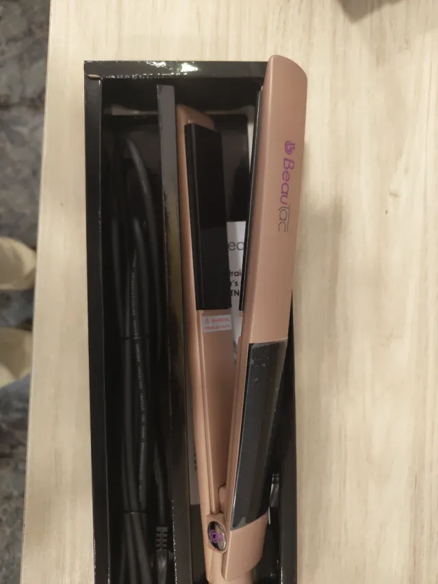 Plancha de Pelo BeauTac Profesional Dorada