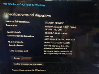 Portátil Medion E4251 14"