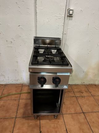 Cocina industrial Berto's 2 fogones