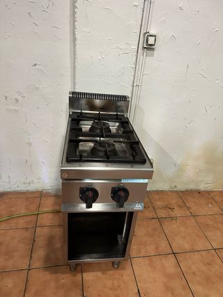 Cocina industrial Berto's 2 fogones