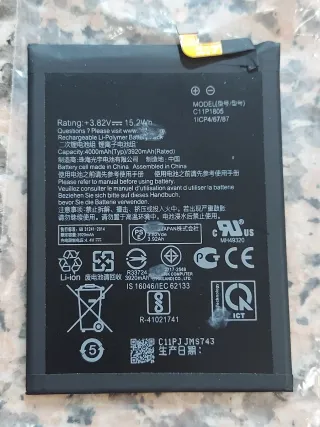 Bateria 3.8V 4000mAh para Asus zenfone max 2