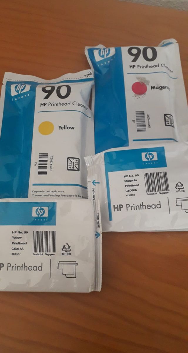 HP 90 Testine Giallo e Magenta