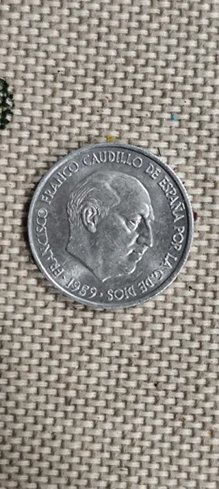 10 Céntimos Franco Caudillo España 1959